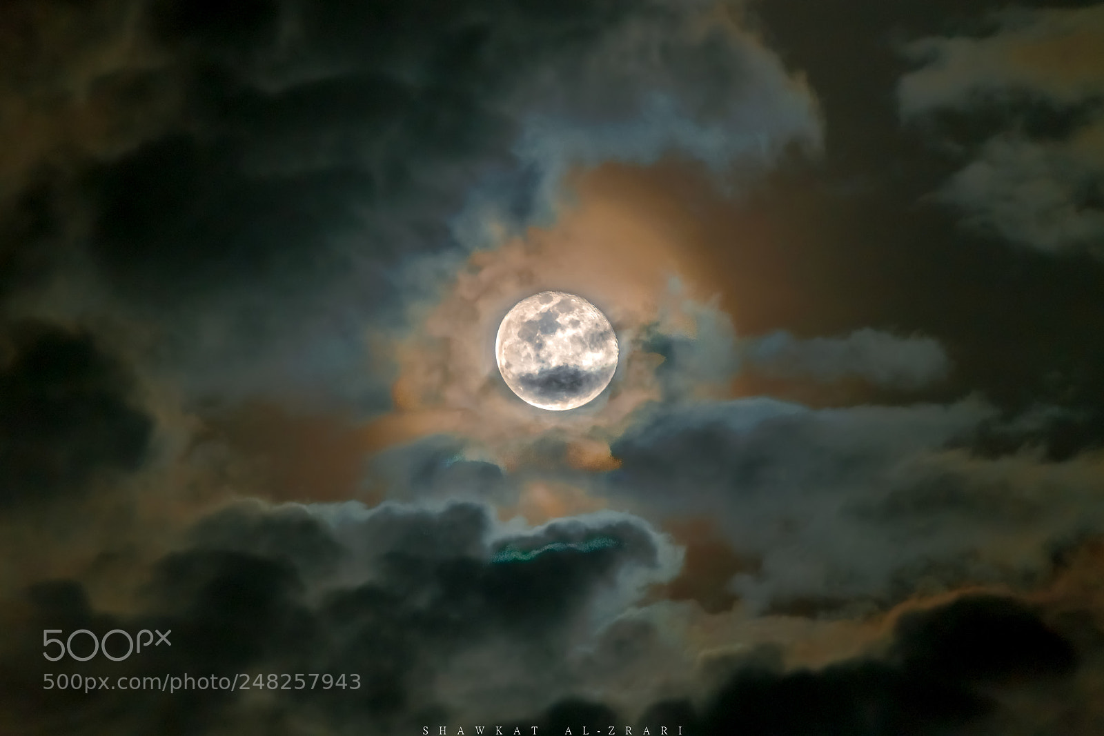 Sony a7R II sample photo. The full moon القمر الكامل photography