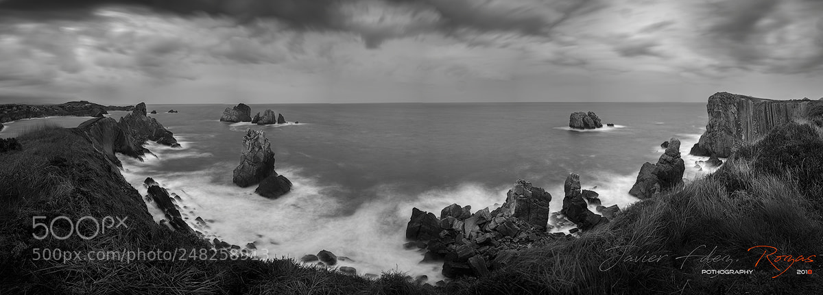 Nikon D800 sample photo. Costa quebrada b&w photography