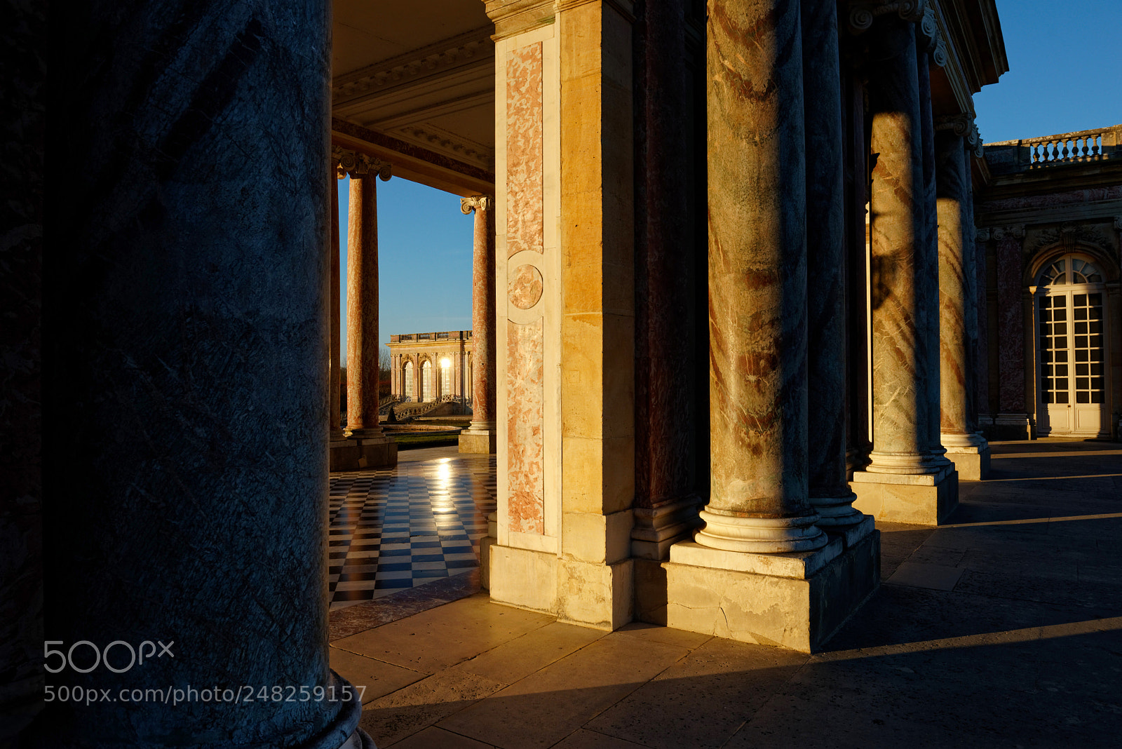 Nikon D610 sample photo. Sunset at grand trianon photography