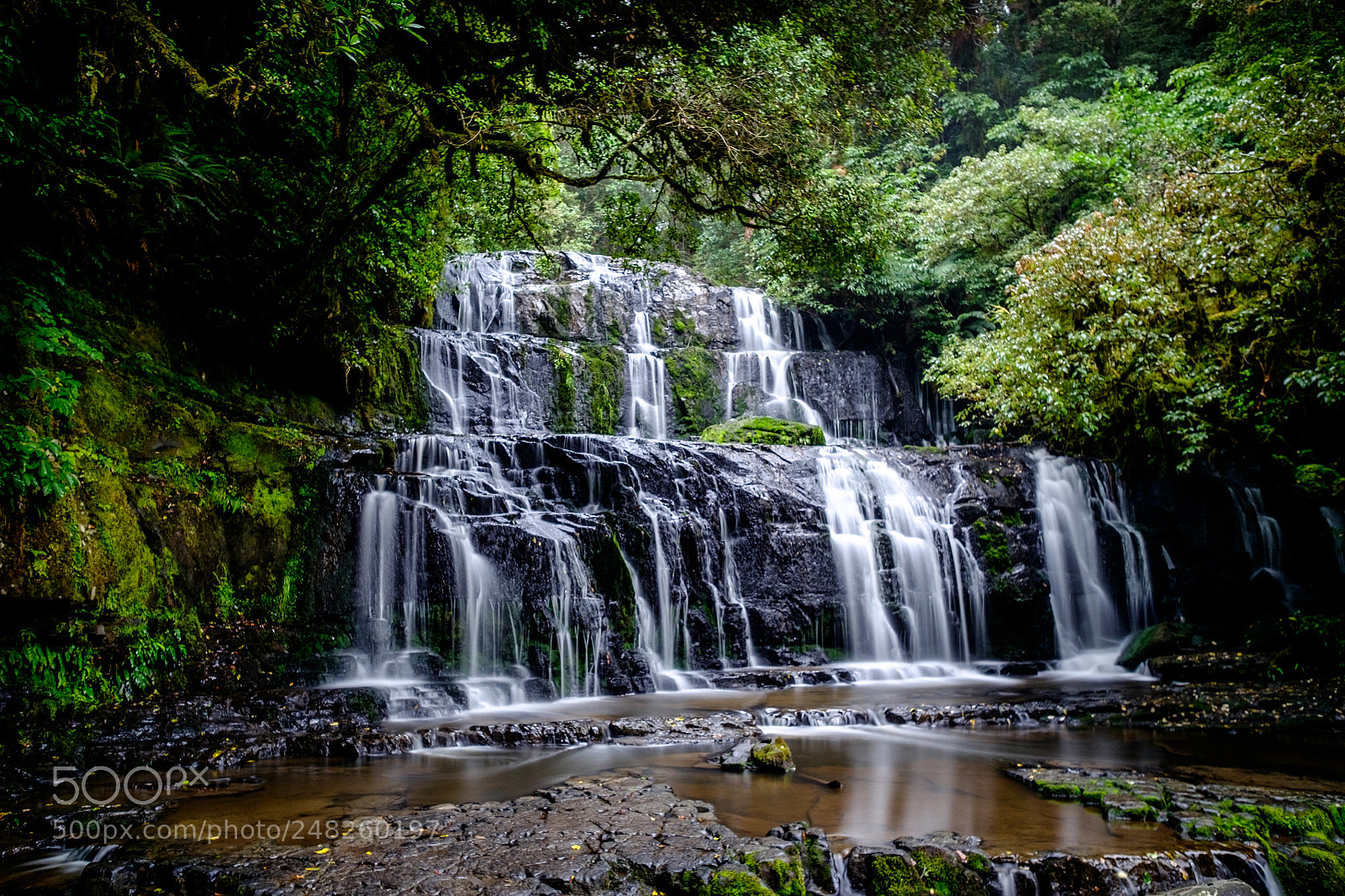 Fujifilm X-T1 sample photo. Purakaunui falls photography