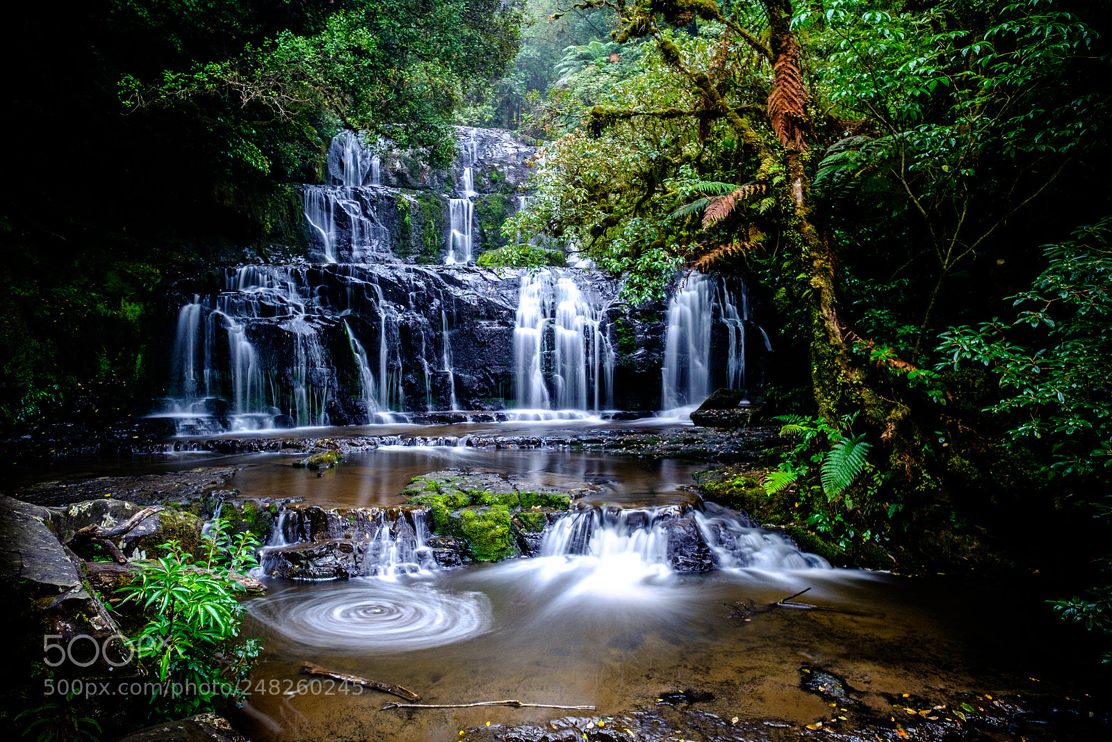 Fujifilm X-T1 sample photo. Purakaunui falls photography