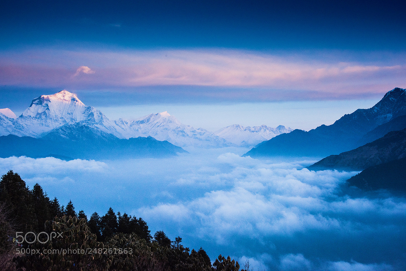 Nikon D810 sample photo. Abc trekking in nepal photography
