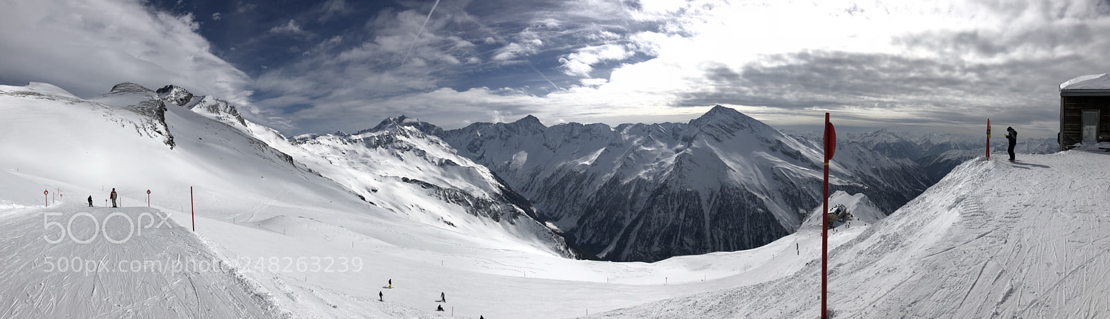 Apple iPhone 8 Plus sample photo. Panorama ankogel mountain photography
