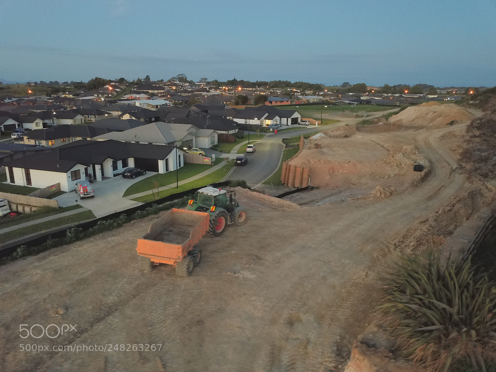 DJI FC220 sample photo. Construction work photography