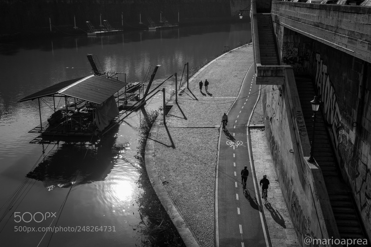 Nikon D610 sample photo. Cycle path of tevere photography