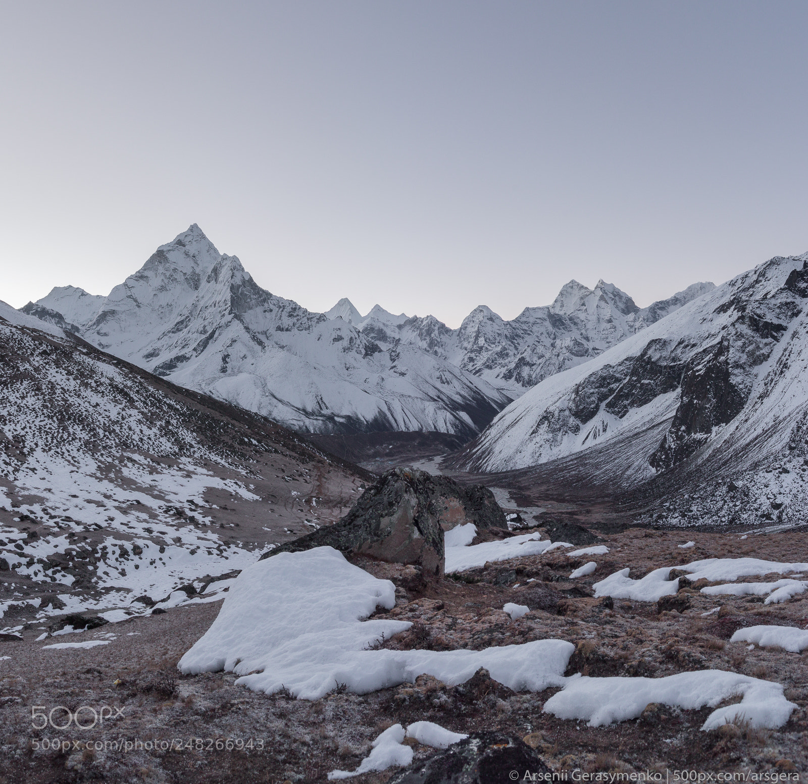 Sony a99 II sample photo. Ama dablam and pheriche photography