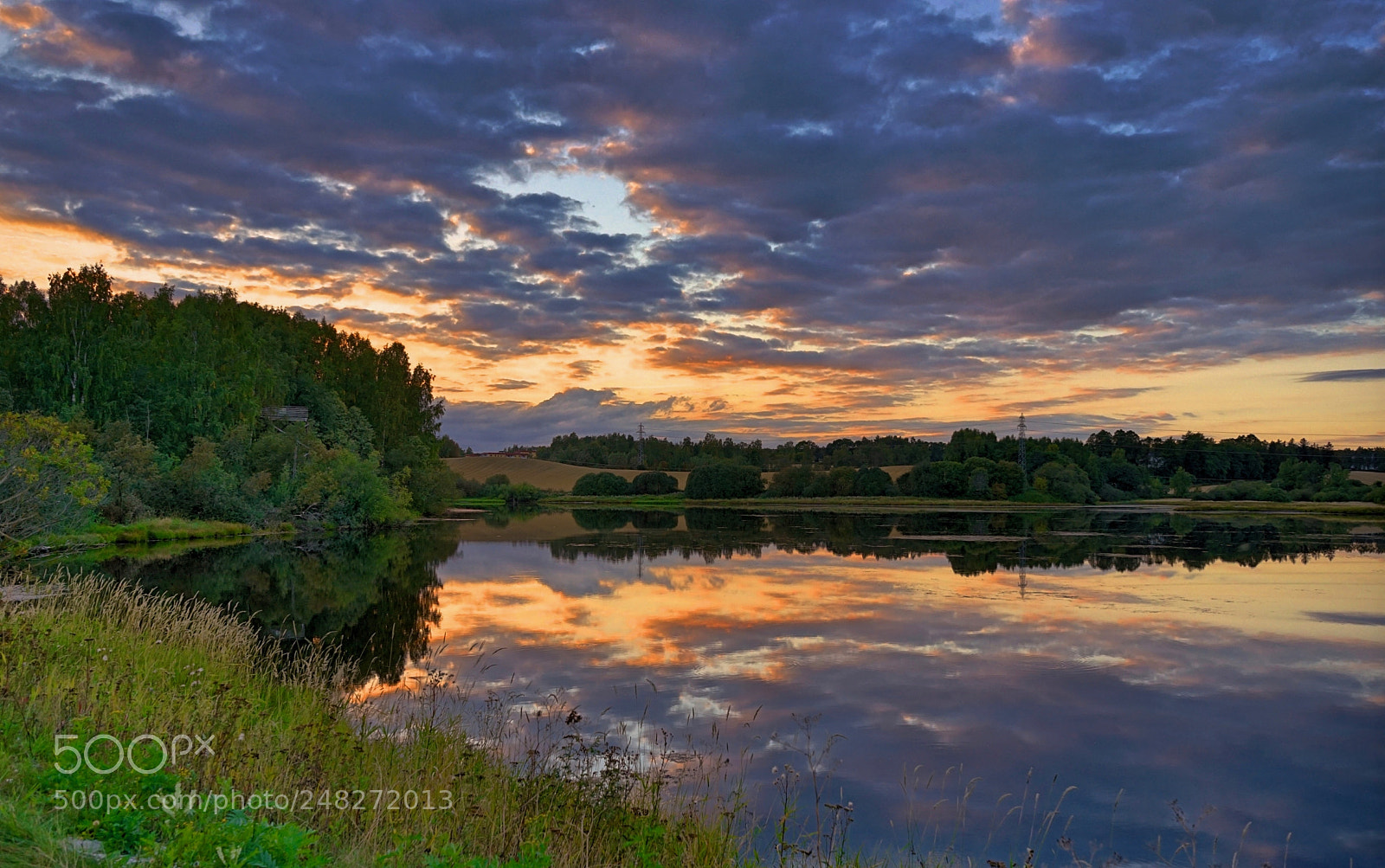 Sony a7 II sample photo. Summer sunset at hamar photography