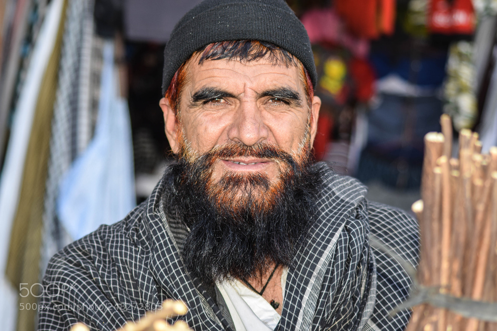 Nikon D5300 sample photo. Maswak seller in gardez photography