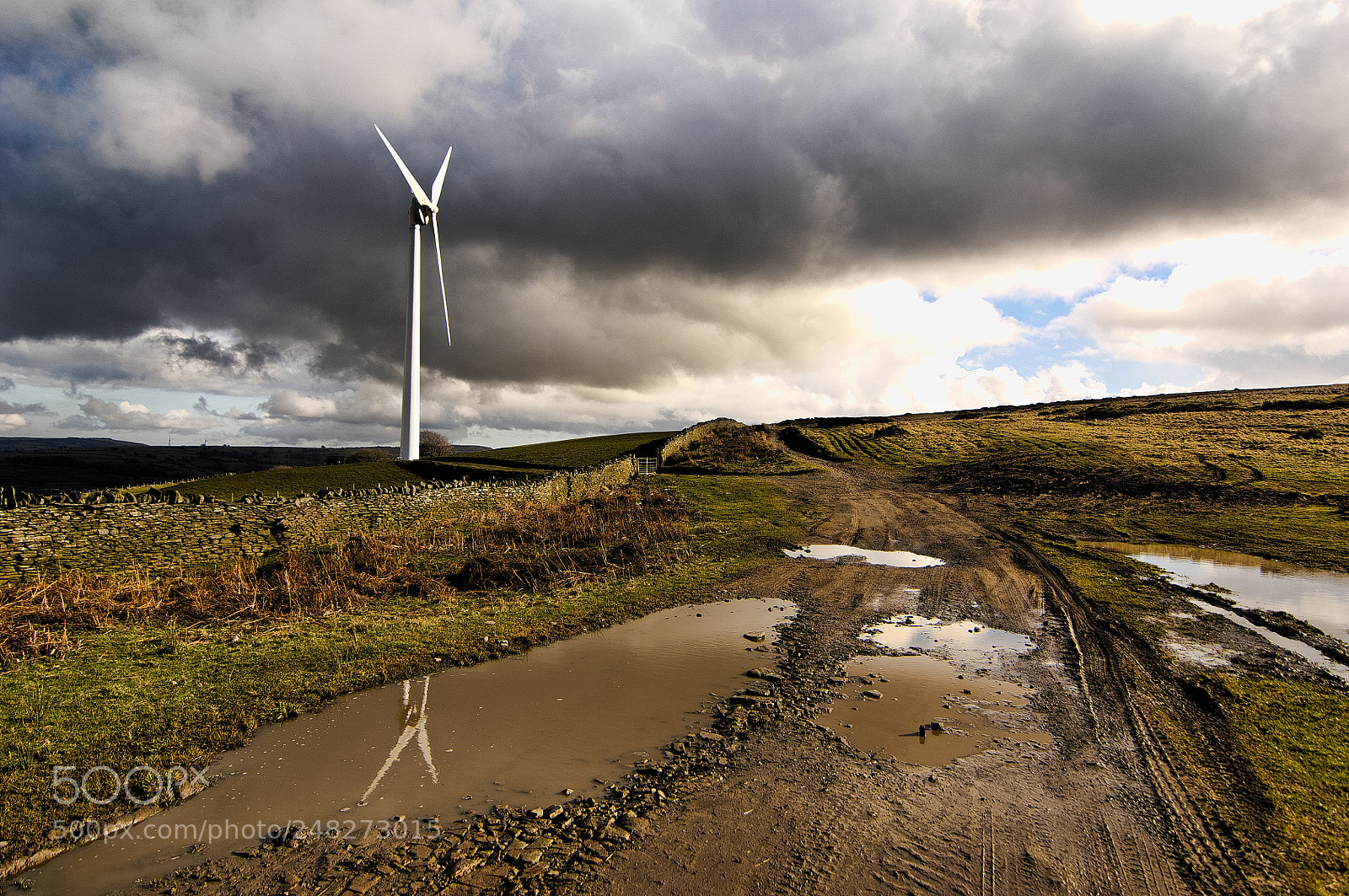 Nikon D2X sample photo. Wind power photography