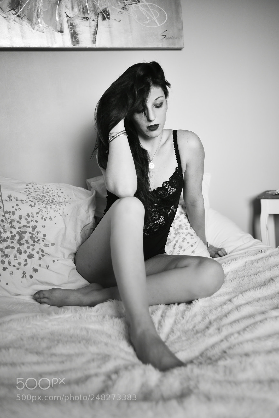Nikon D810 sample photo. Elodie : boudoir photography