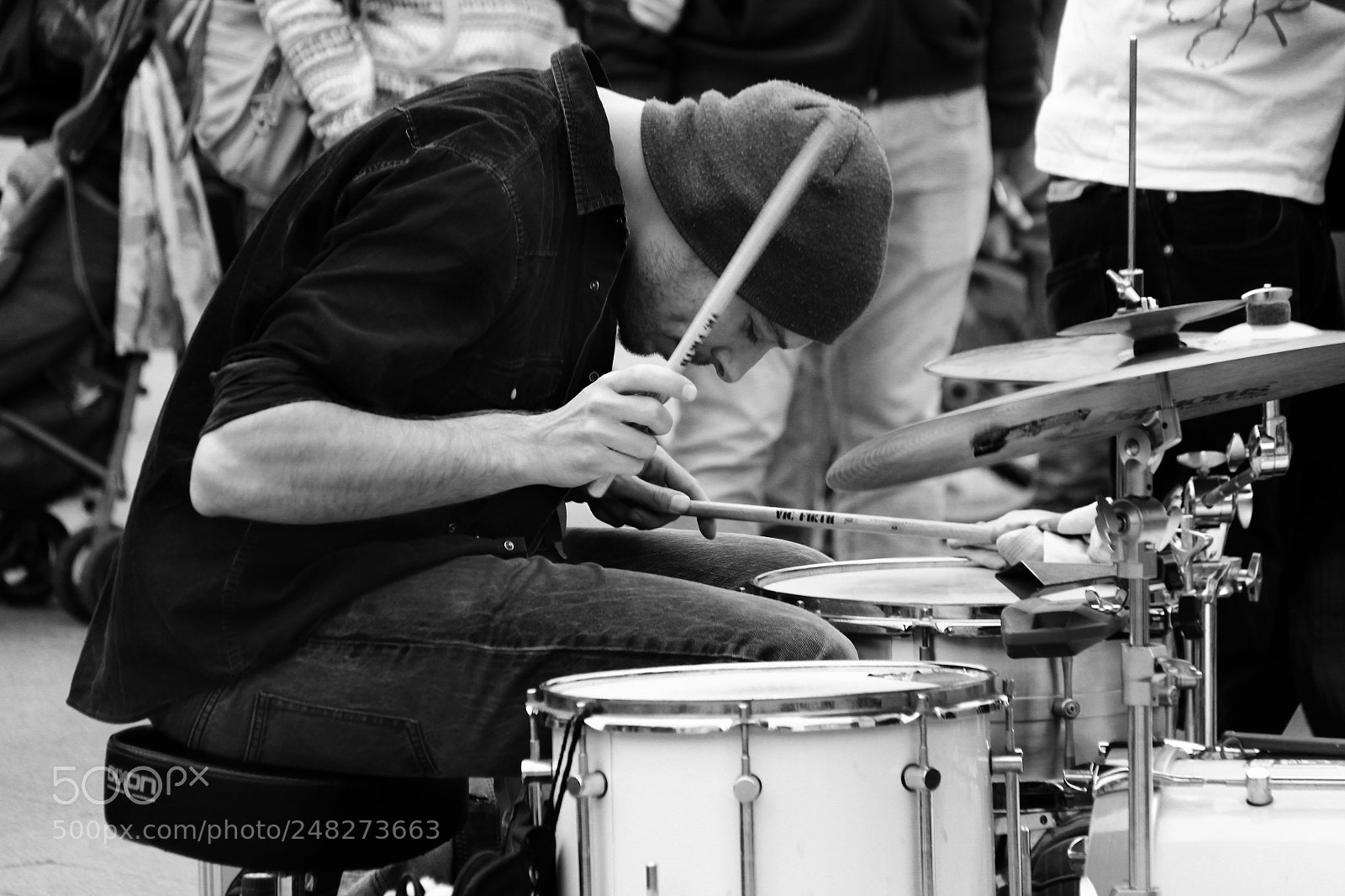 Canon EOS 60D sample photo. The drummer photography