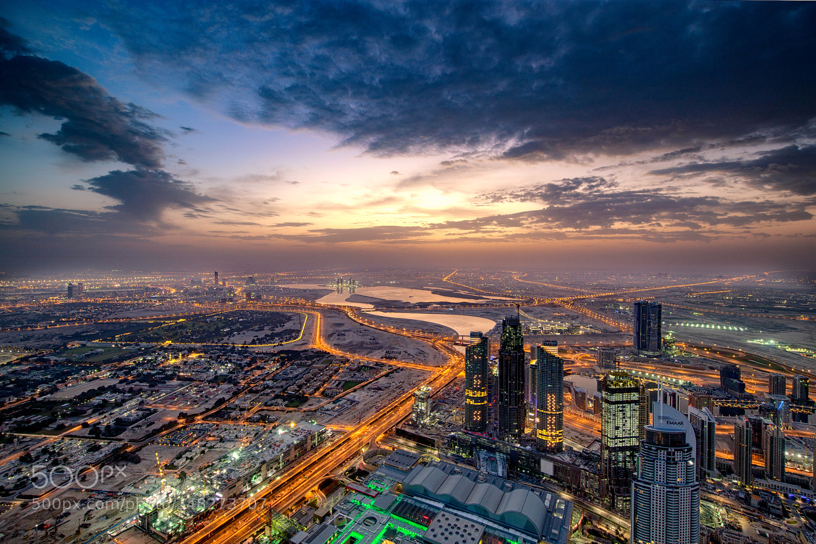 Canon EOS 6D Mark II sample photo. Sunrise at burj khalifa photography