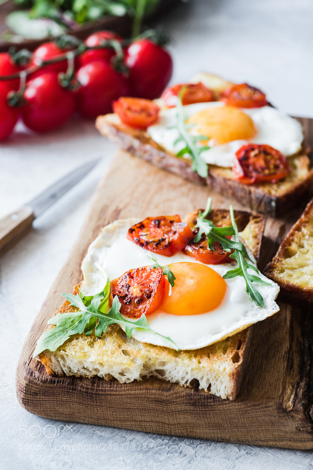 Nikon D810 sample photo. Breakfast toast with egg photography