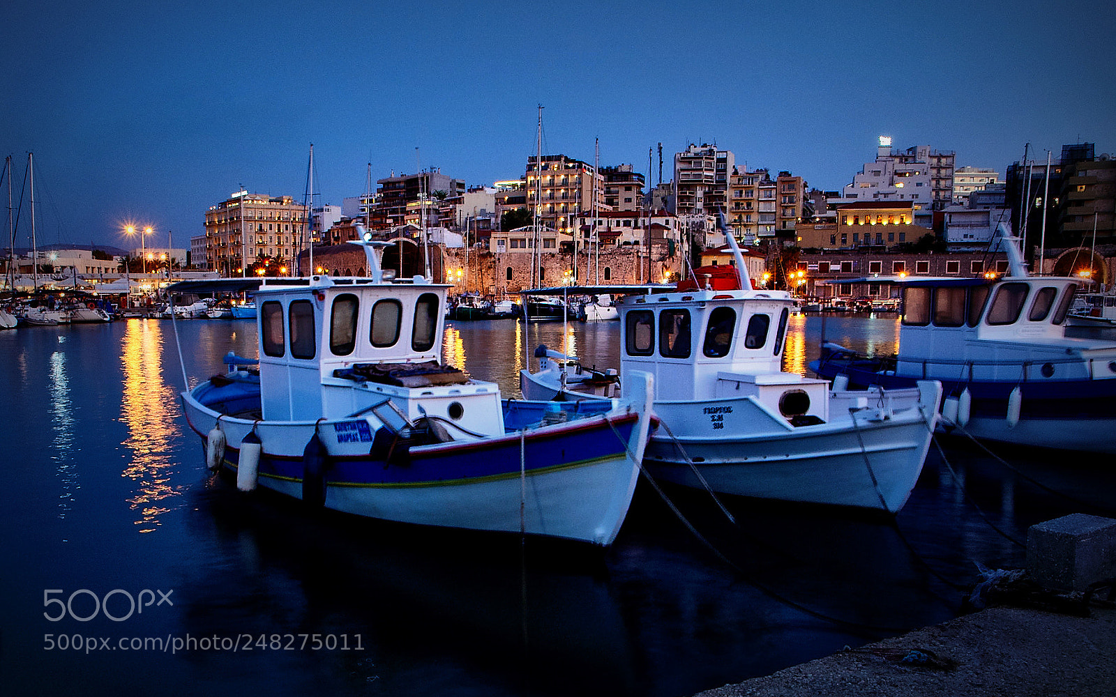 Nikon D5000 sample photo. Evening in port photography