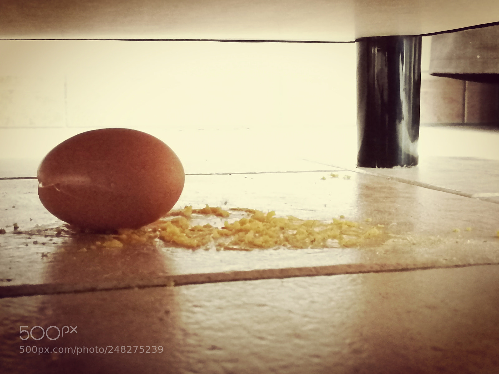 HUAWEI P10 sample photo. Egg under the sofa. photography