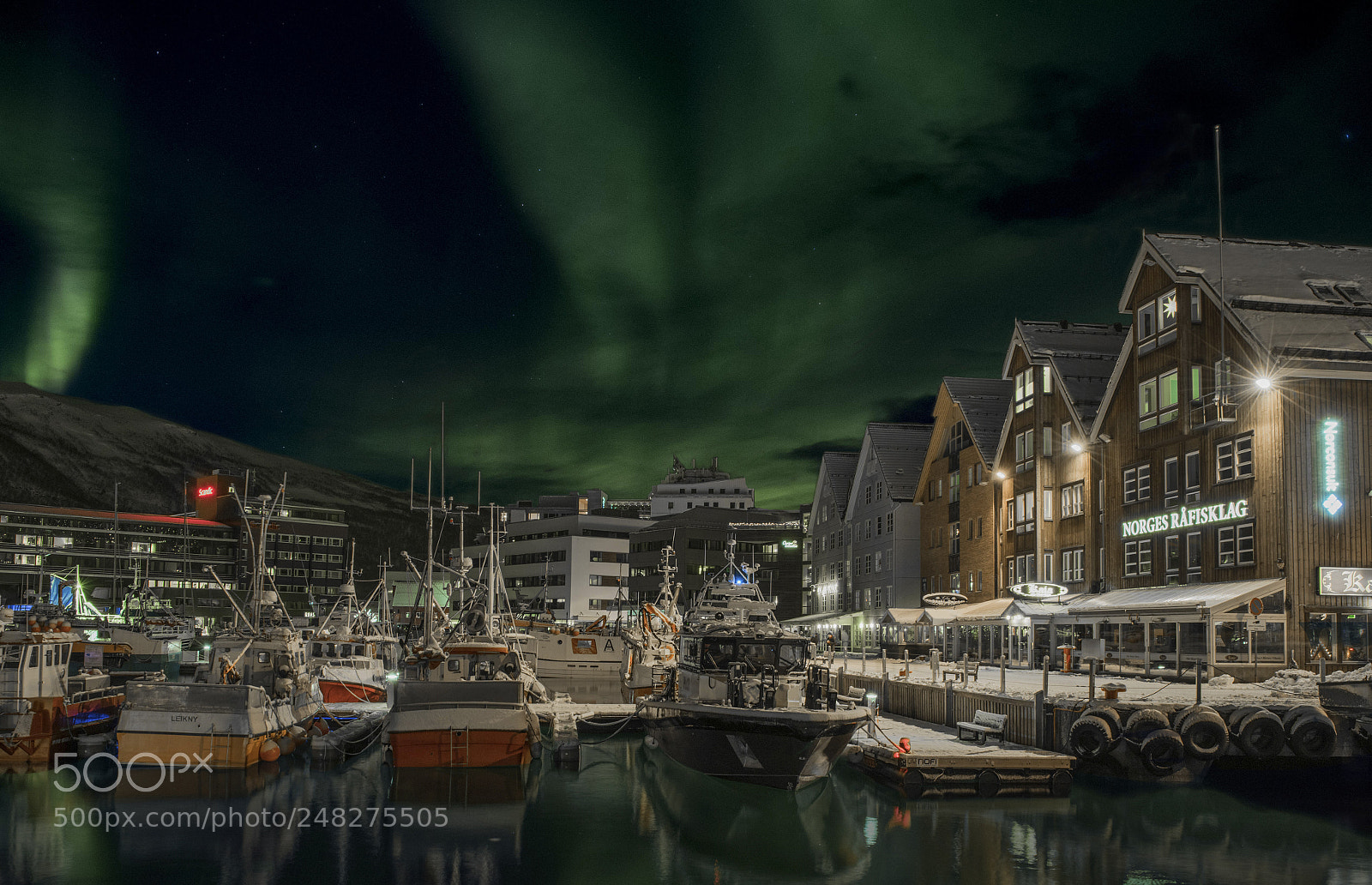 Canon EOS 60D sample photo. Aurora over tromso norway photography