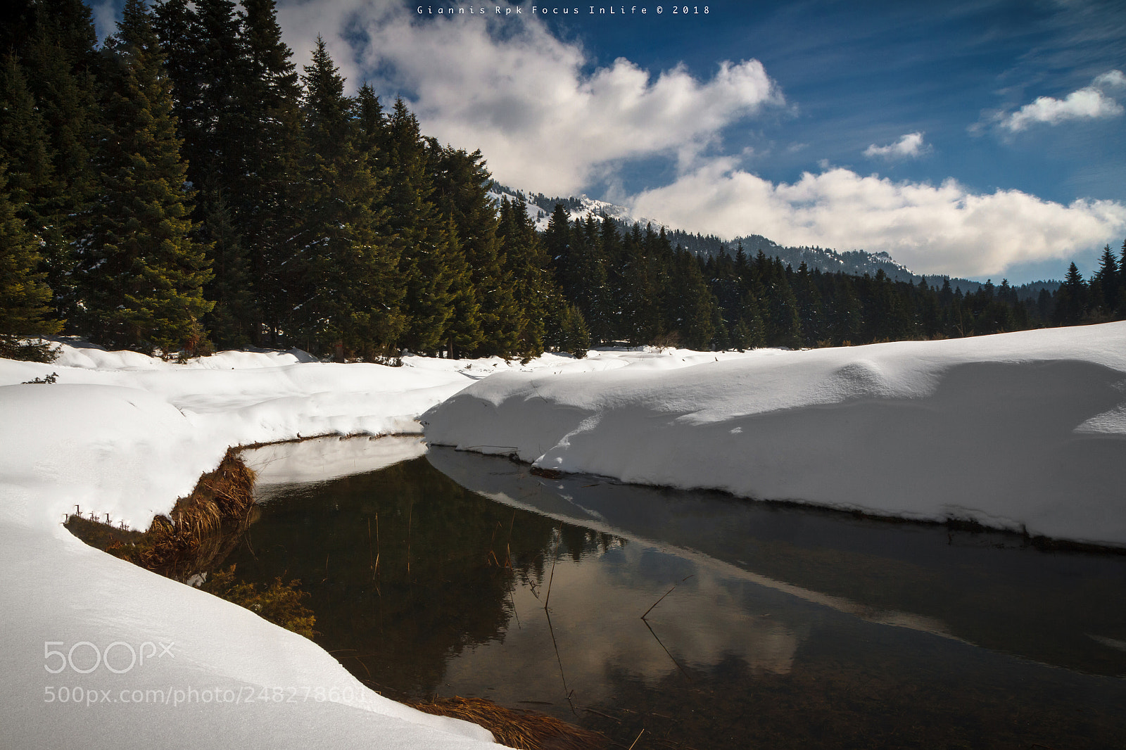 Canon EOS 7D sample photo. The mirror of snow photography