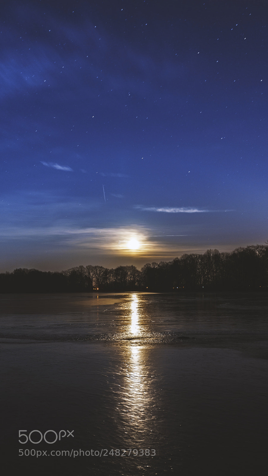 Sony a7 II sample photo. Moon rise up photography