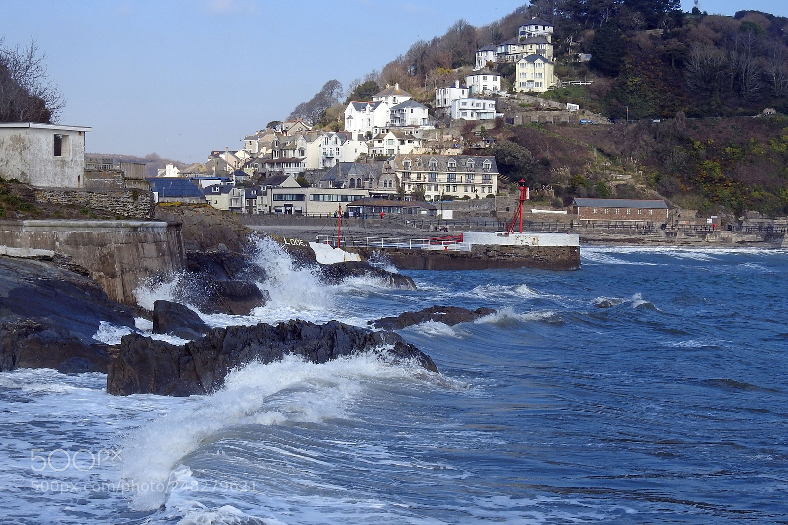 Nikon Coolpix P900 sample photo. Outside looe harbour photography