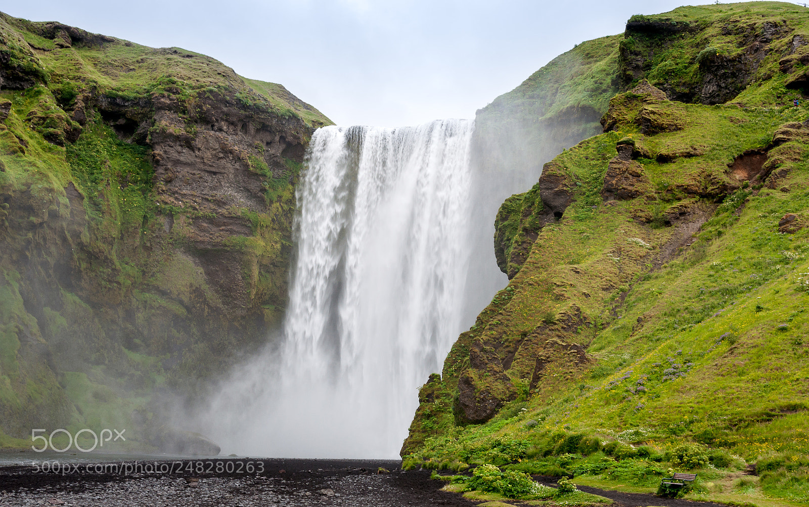 Nikon D90 sample photo. Skogafoss photography