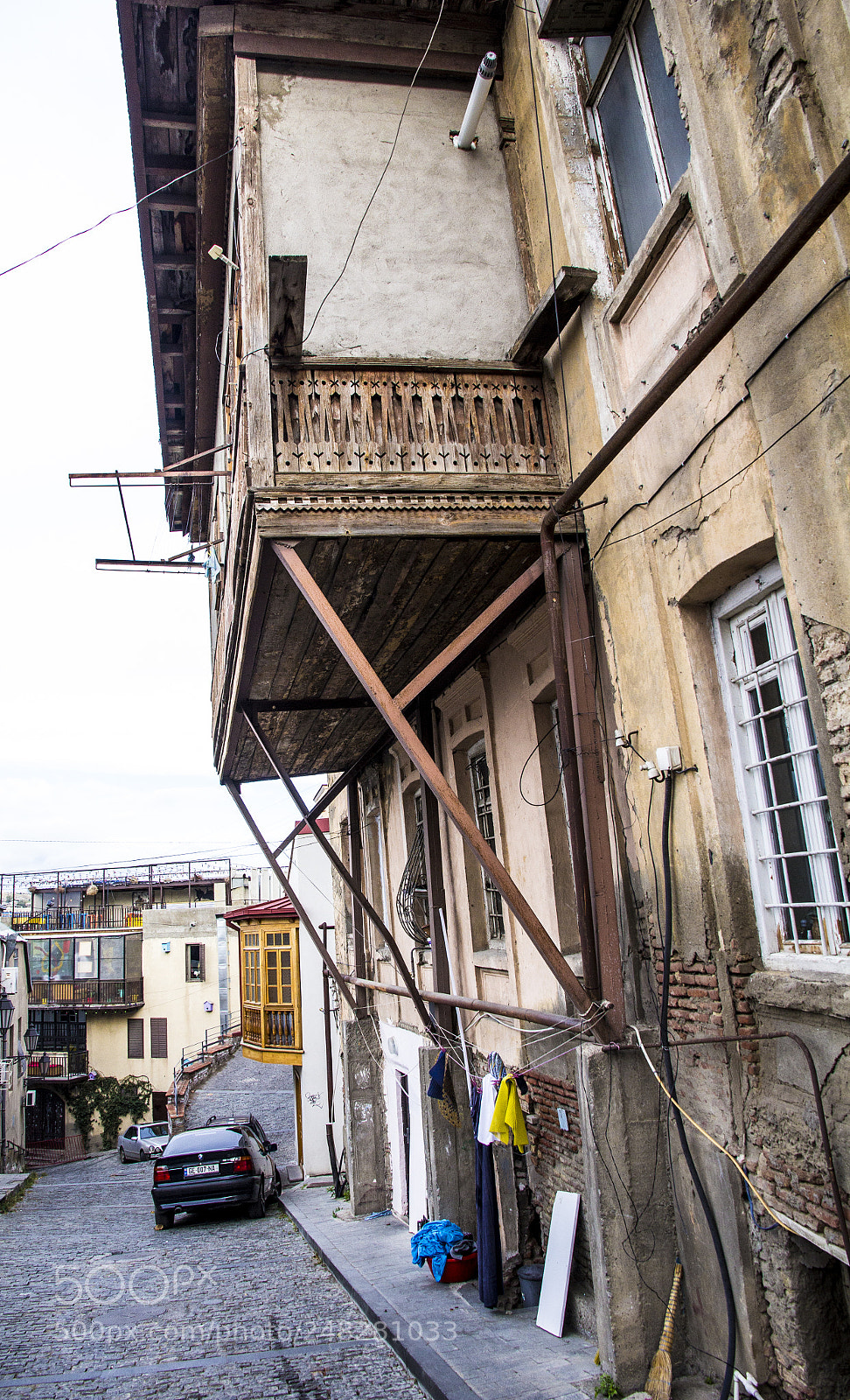 Canon EOS 60D sample photo. Typical balcony in tbilisy photography