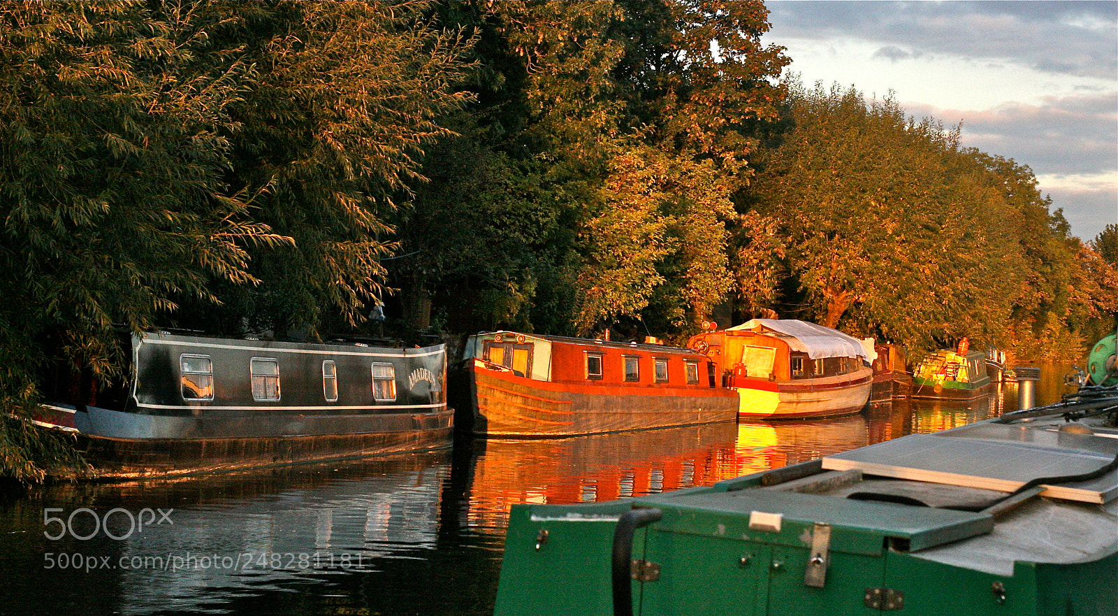 Canon EOS 30D sample photo. September canal sunset photography