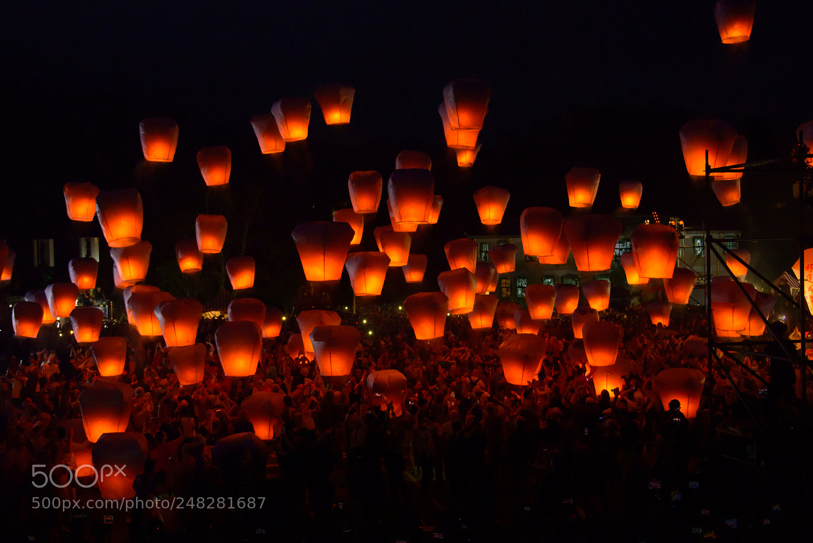Nikon D800 sample photo. Sky lantern festival photography