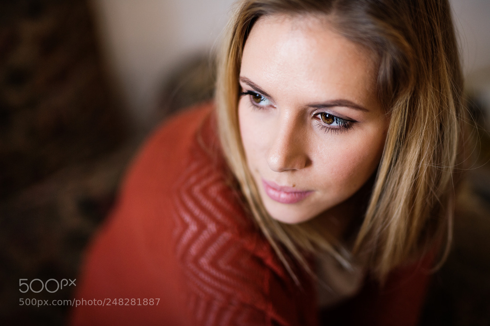 Nikon D5 sample photo. Young woman feeling unhappy. photography