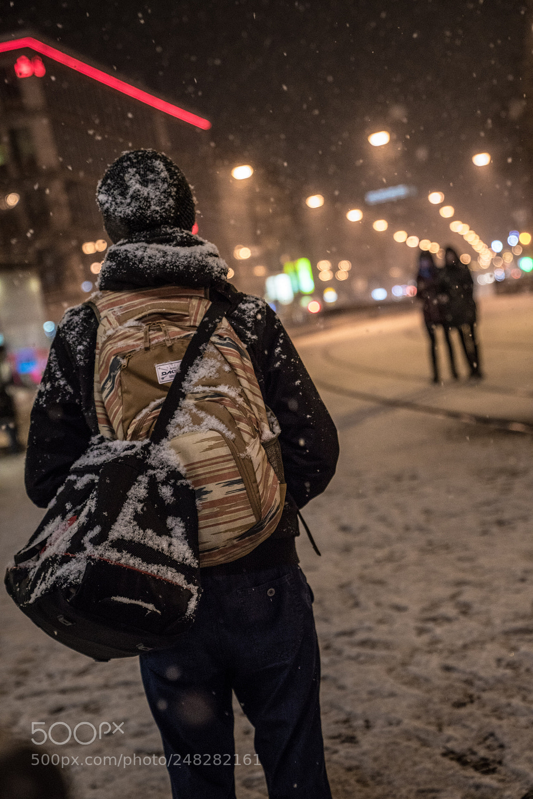 Sony a7R III sample photo. Snowman photography