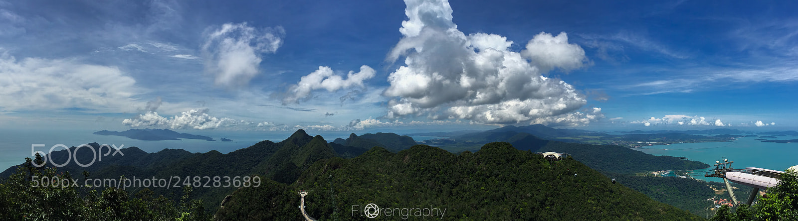 Apple iPhone 6 Plus sample photo. Cloud adorned islands photography