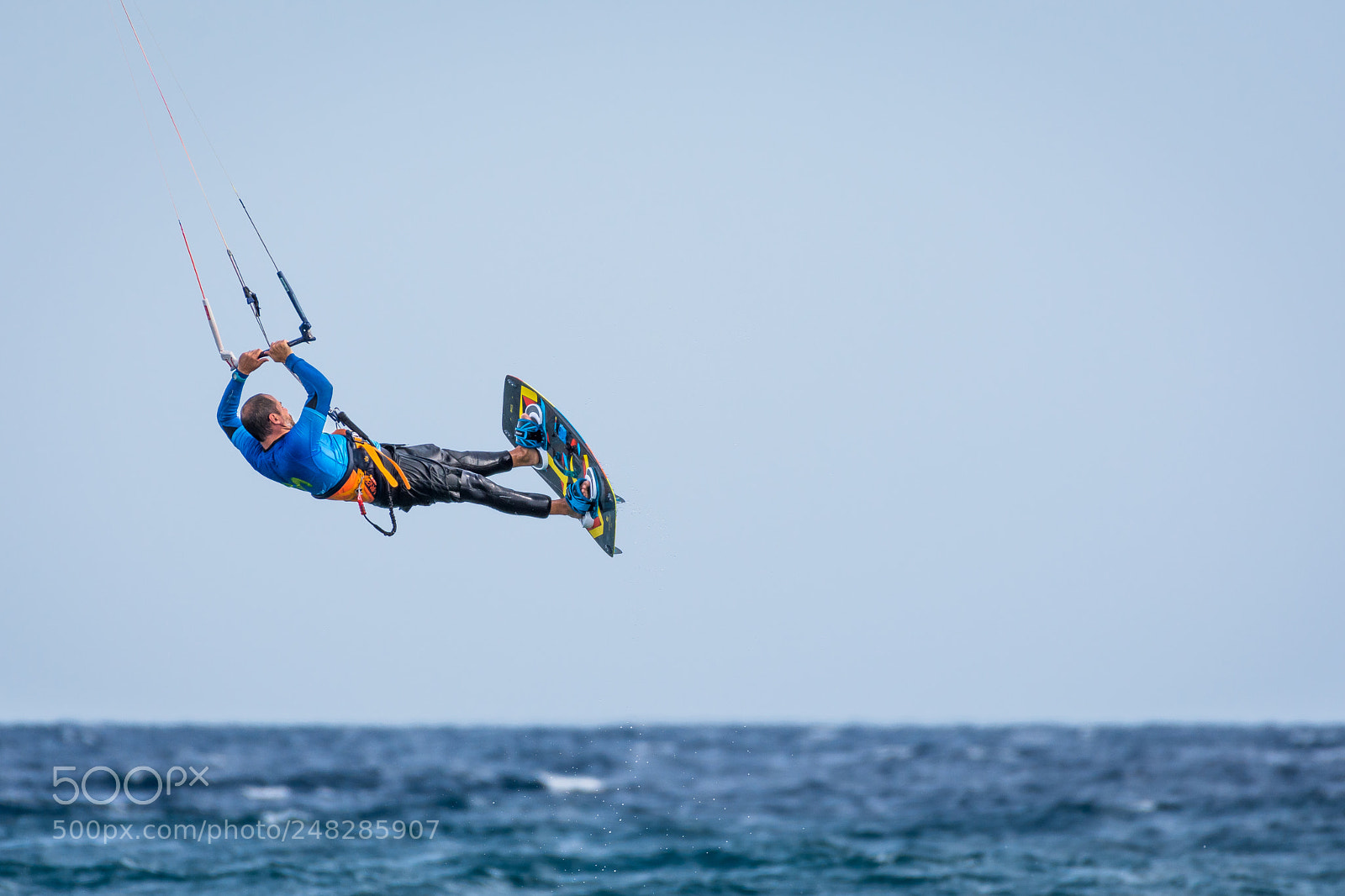 Nikon D7200 sample photo. Kiteboarder photography