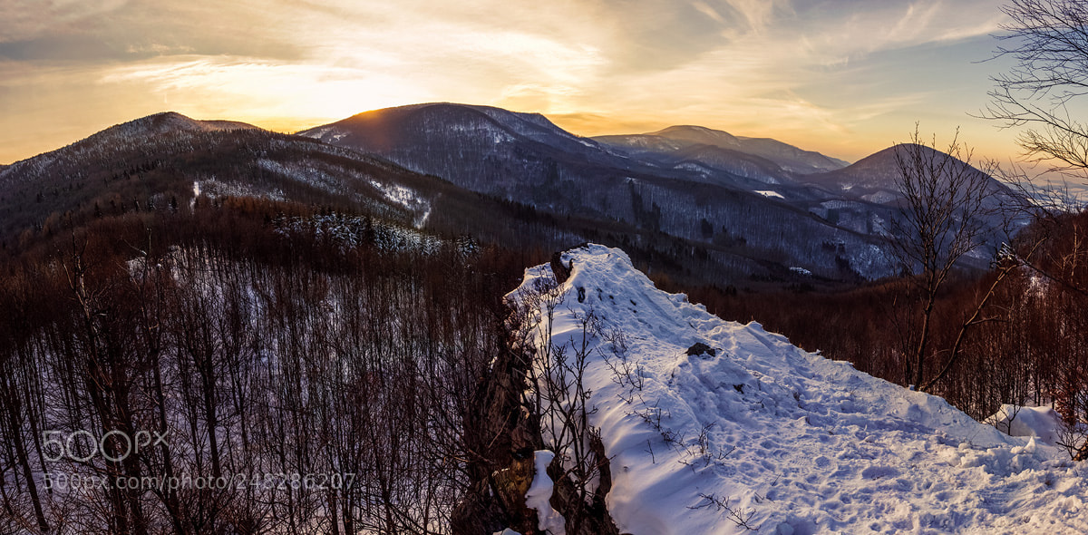Nikon D7000 sample photo. Sunsets in slovakia mountains photography