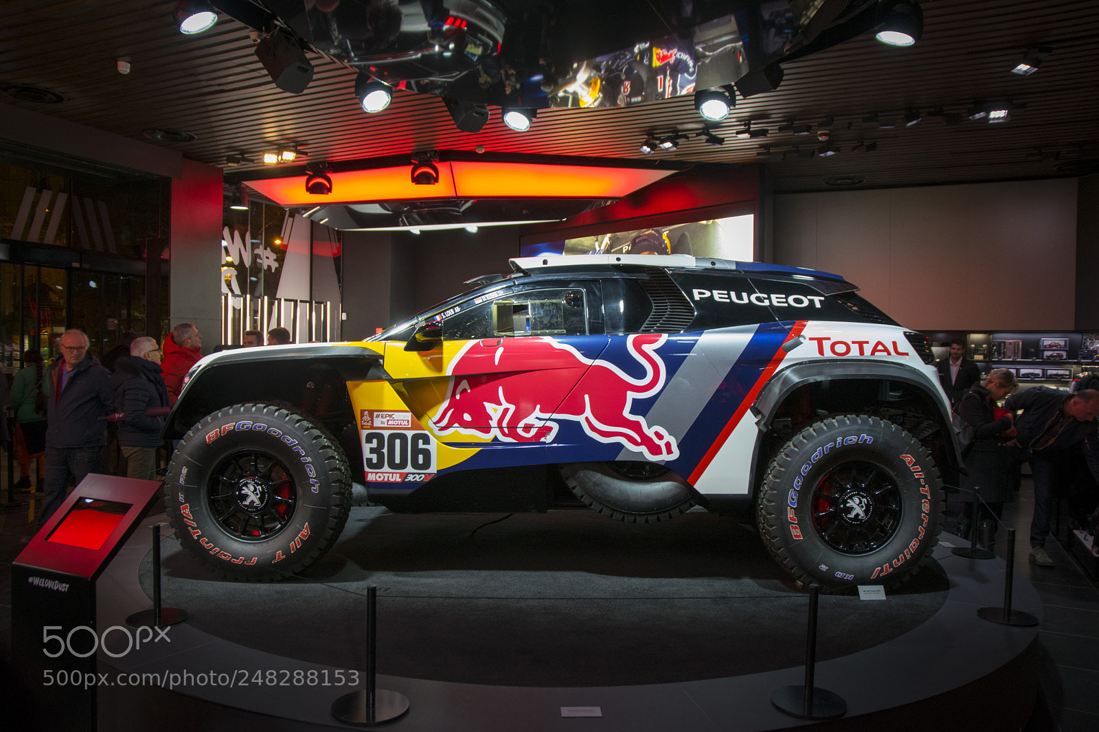 Nikon D5300 sample photo. Peugeot 3008 rally dakar photography