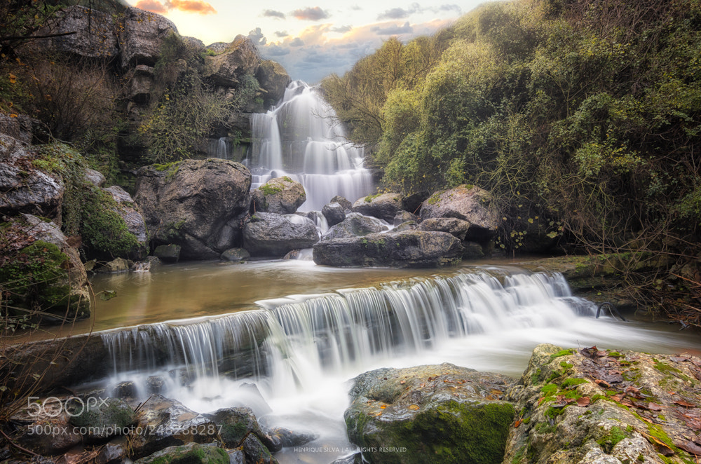 Canon EOS 60D sample photo. Bajouca waterfall photography