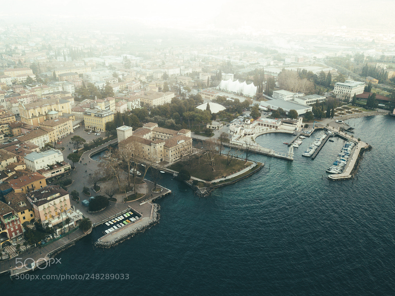 DJI FC220 sample photo. Riva del garda photography