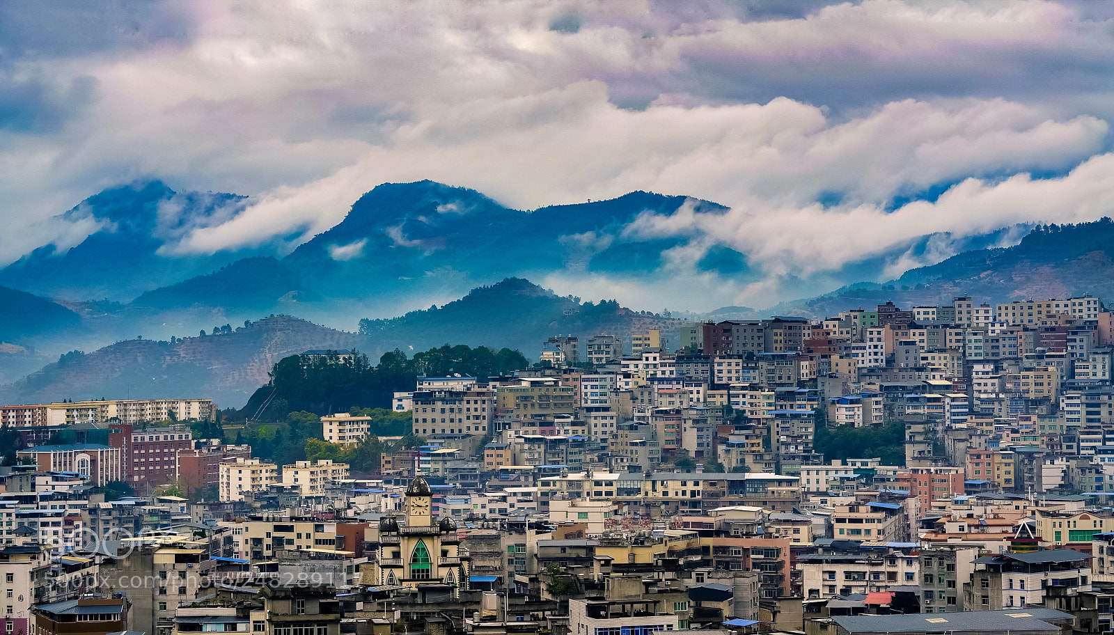 Sony a7R III sample photo. Moutain city minqing photography