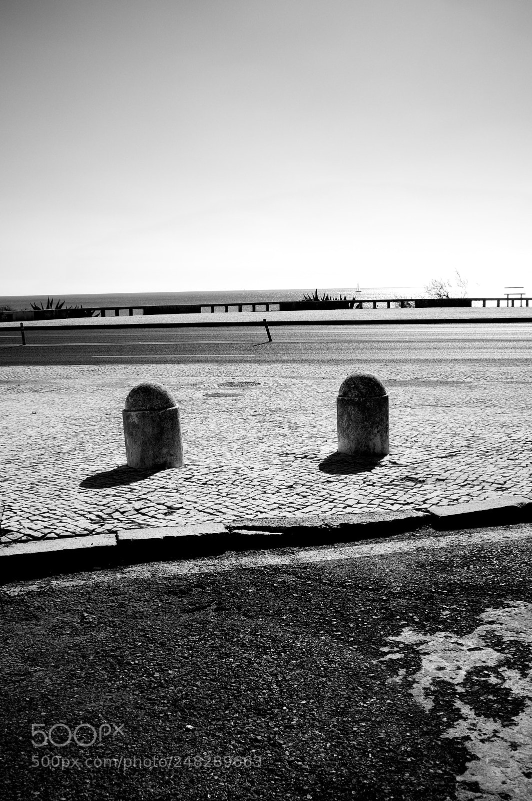 Fujifilm FinePix X100 sample photo. 2 bollards photography