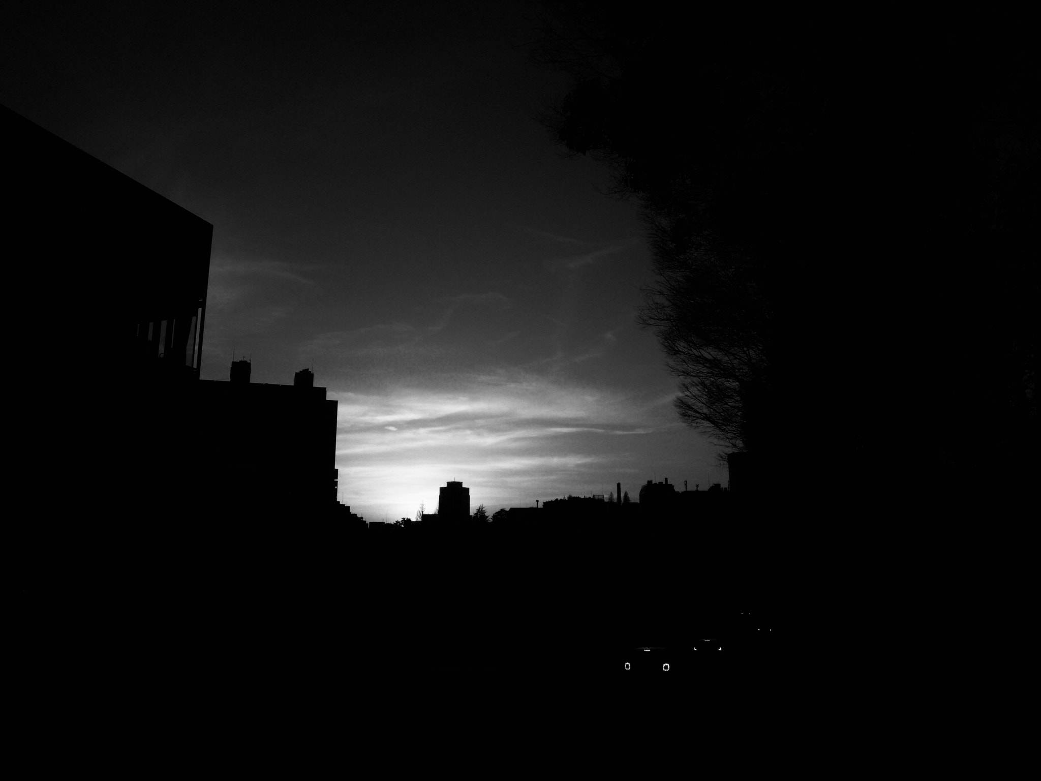 Ricoh Caplio GX100 sample photo. Sky tokyo photography
