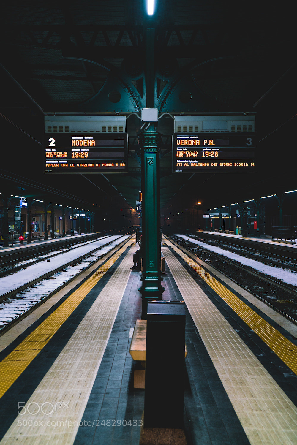 Sony a7R II sample photo. Mantova's train station photography