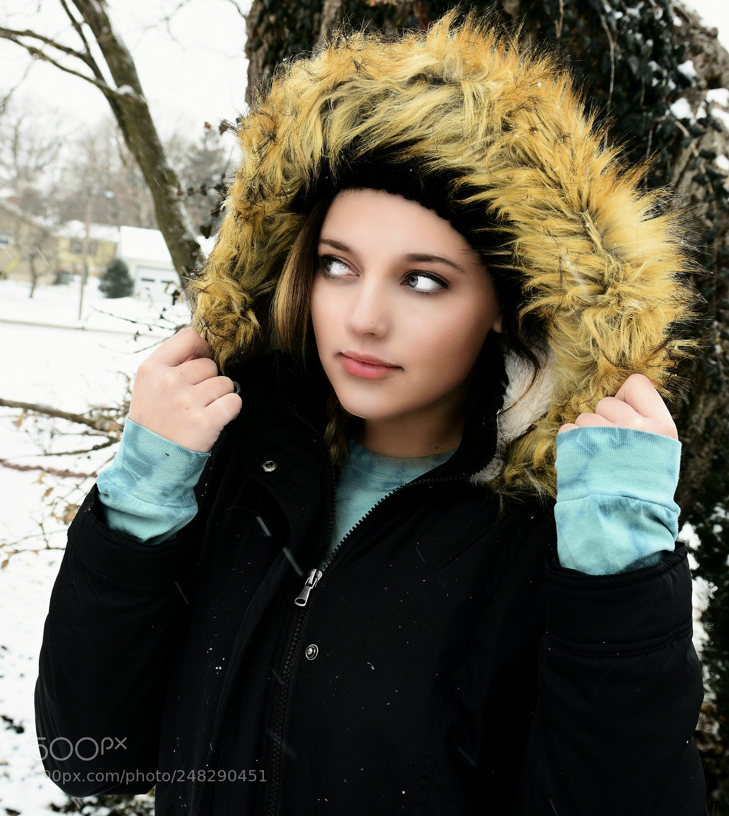 Nikon D7200 sample photo. Cold and snowy photography