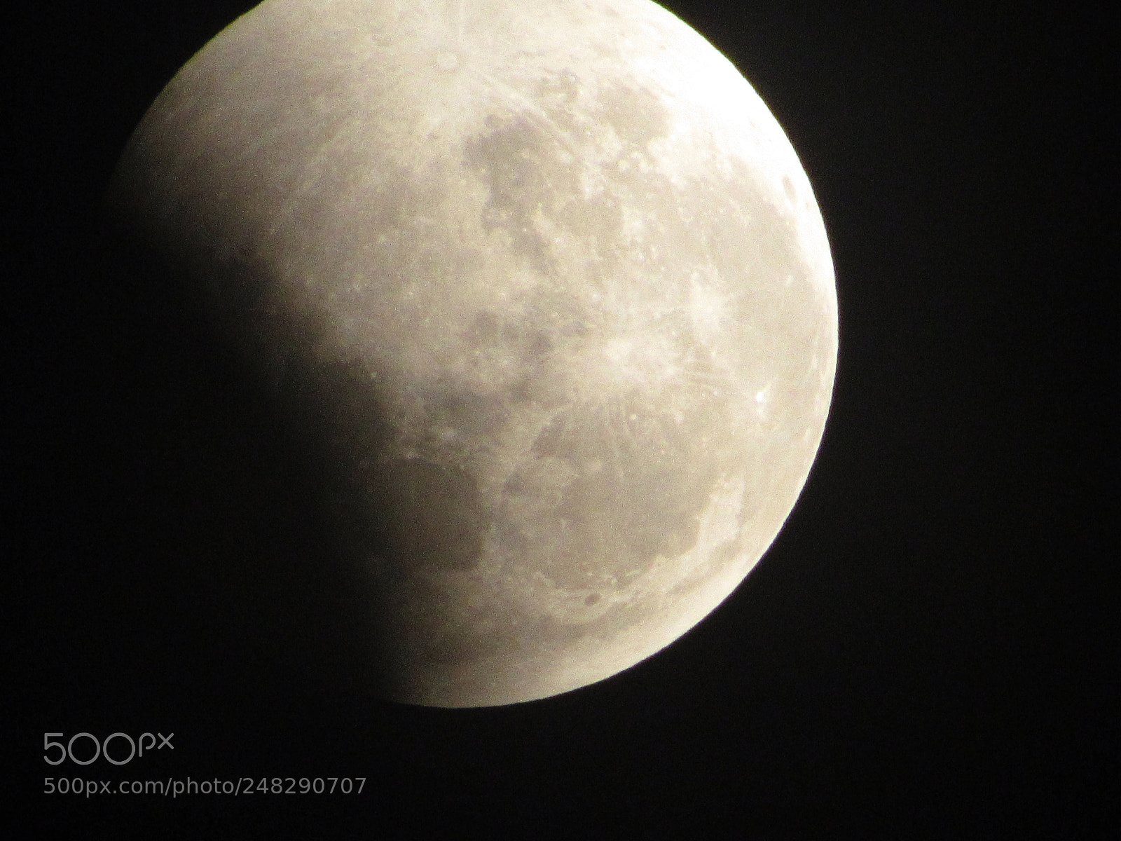 Canon PowerShot SX530 HS sample photo. Moon photography
