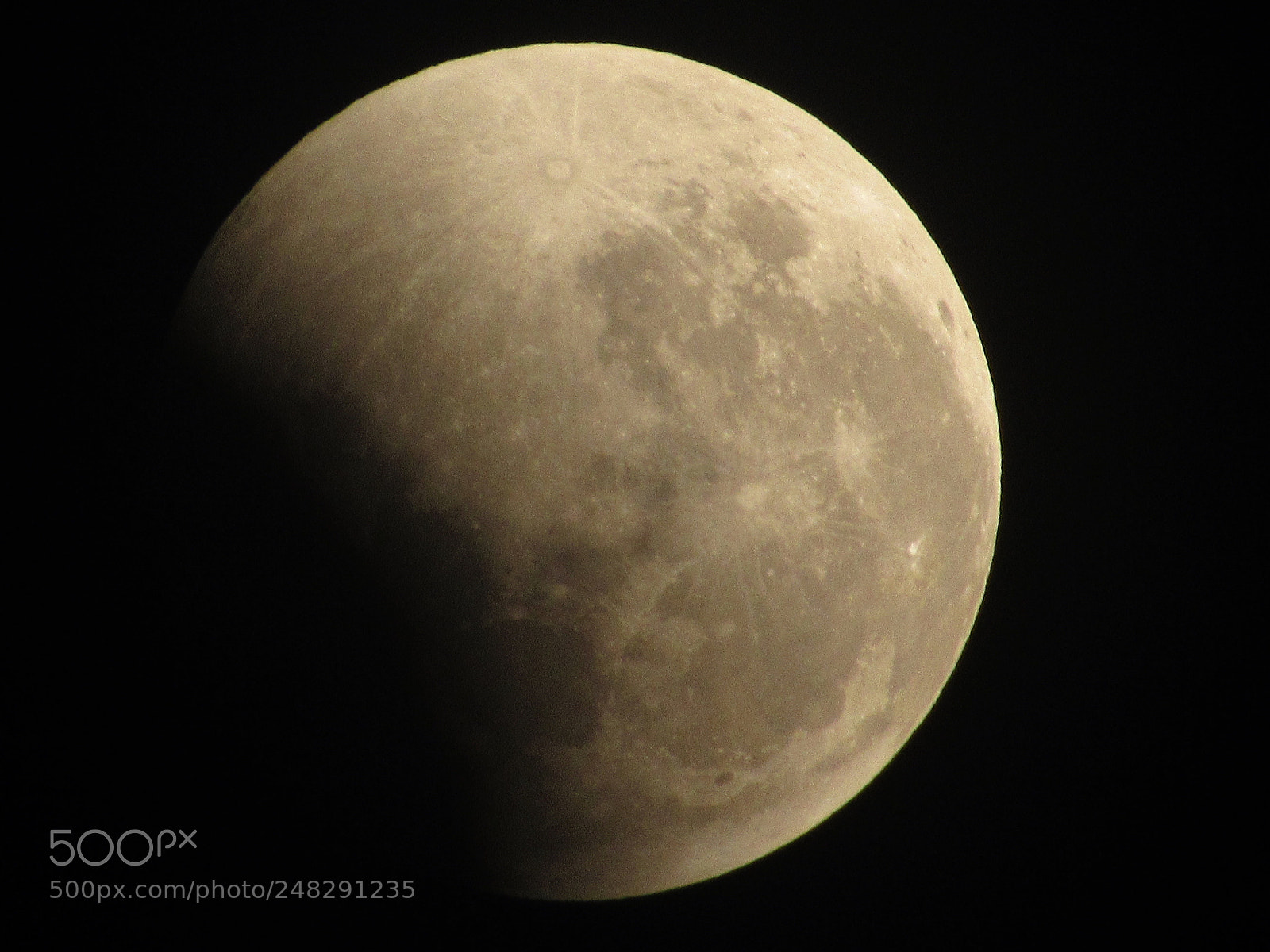 Canon PowerShot SX530 HS sample photo. Red moon photography
