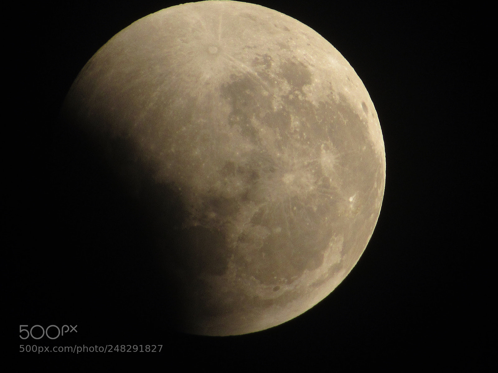 Canon PowerShot SX530 HS sample photo. Lunar eclipse photography
