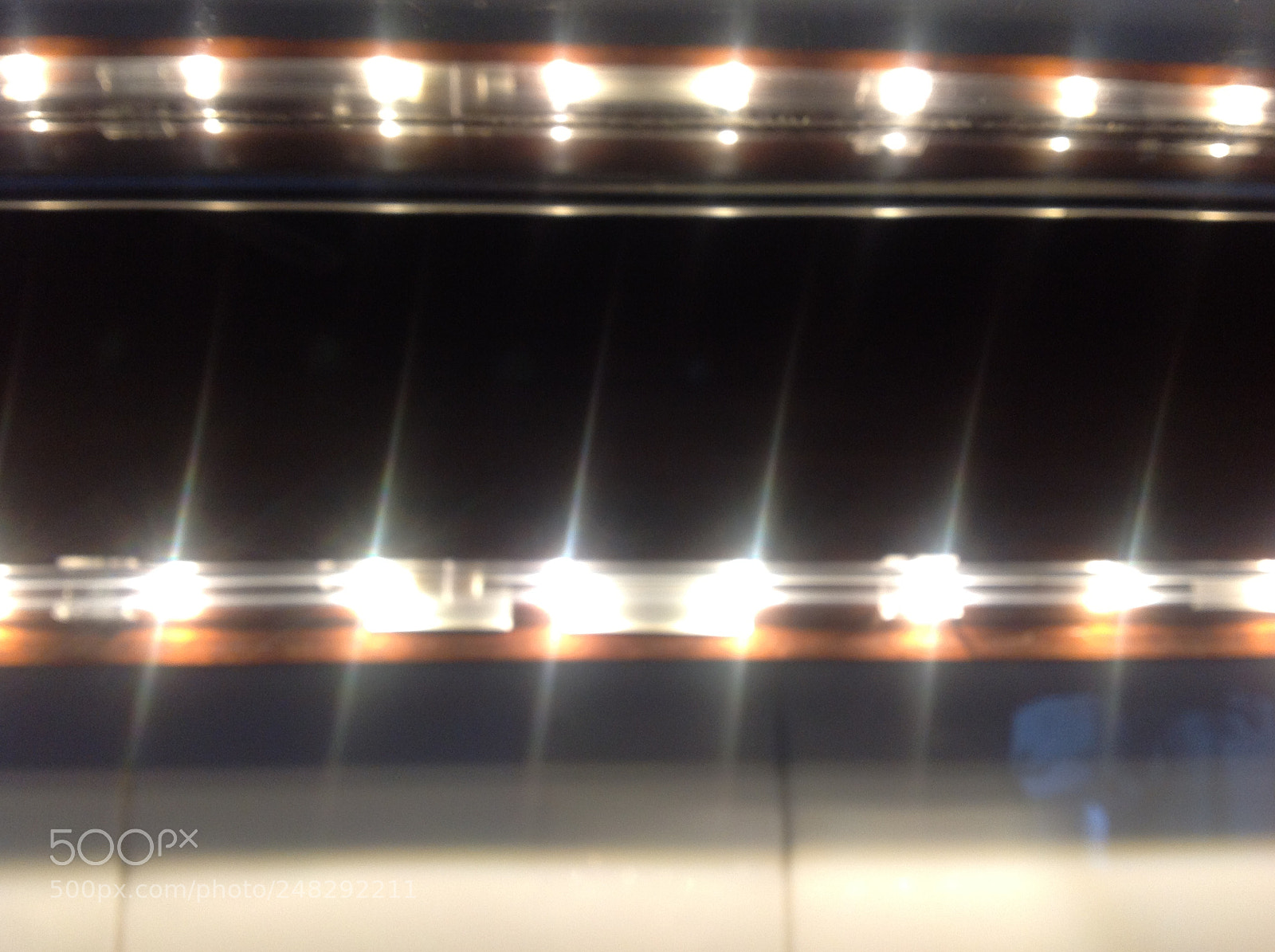 Apple iPad sample photo. Light in the black photography
