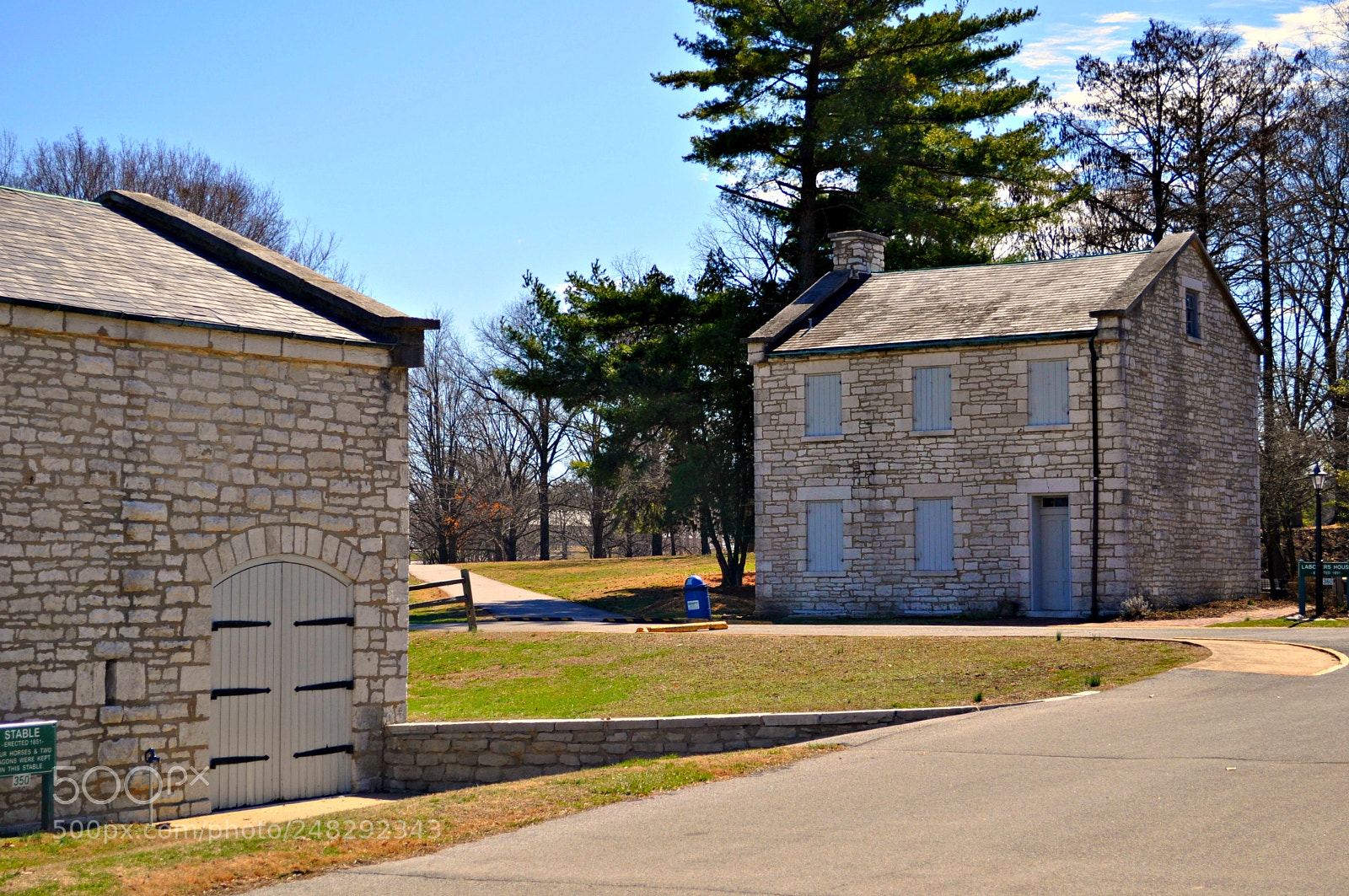 Nikon D5000 sample photo. House & stable photography