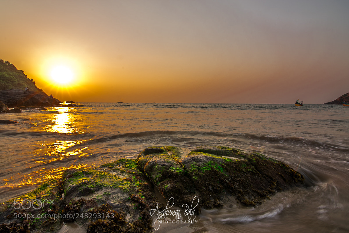 Nikon D5300 sample photo. Sunset at kudle beach photography