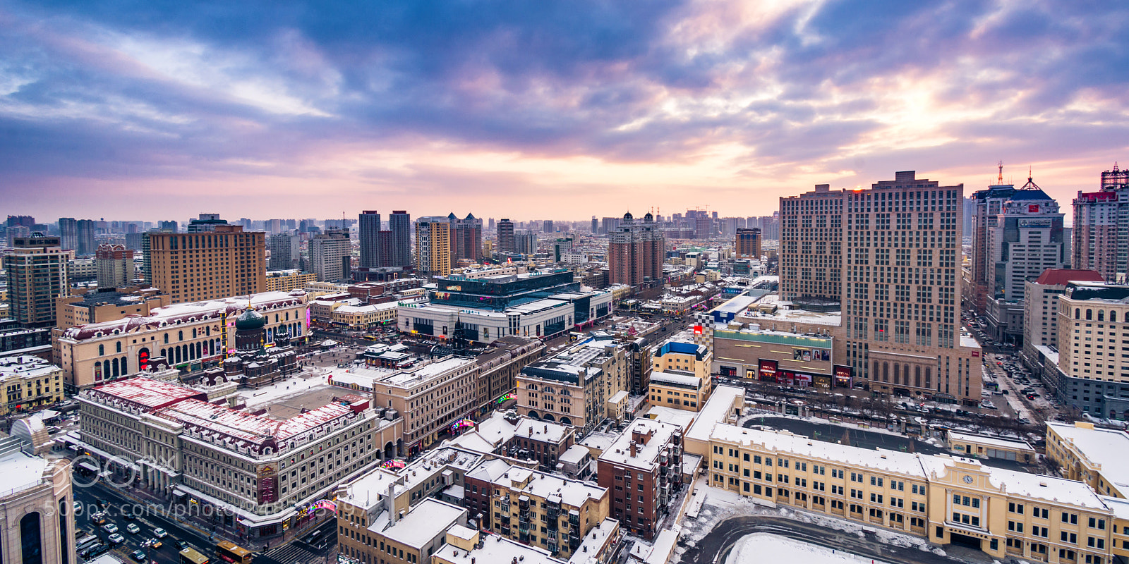 Nikon D7100 sample photo. Harbin in sunset photography