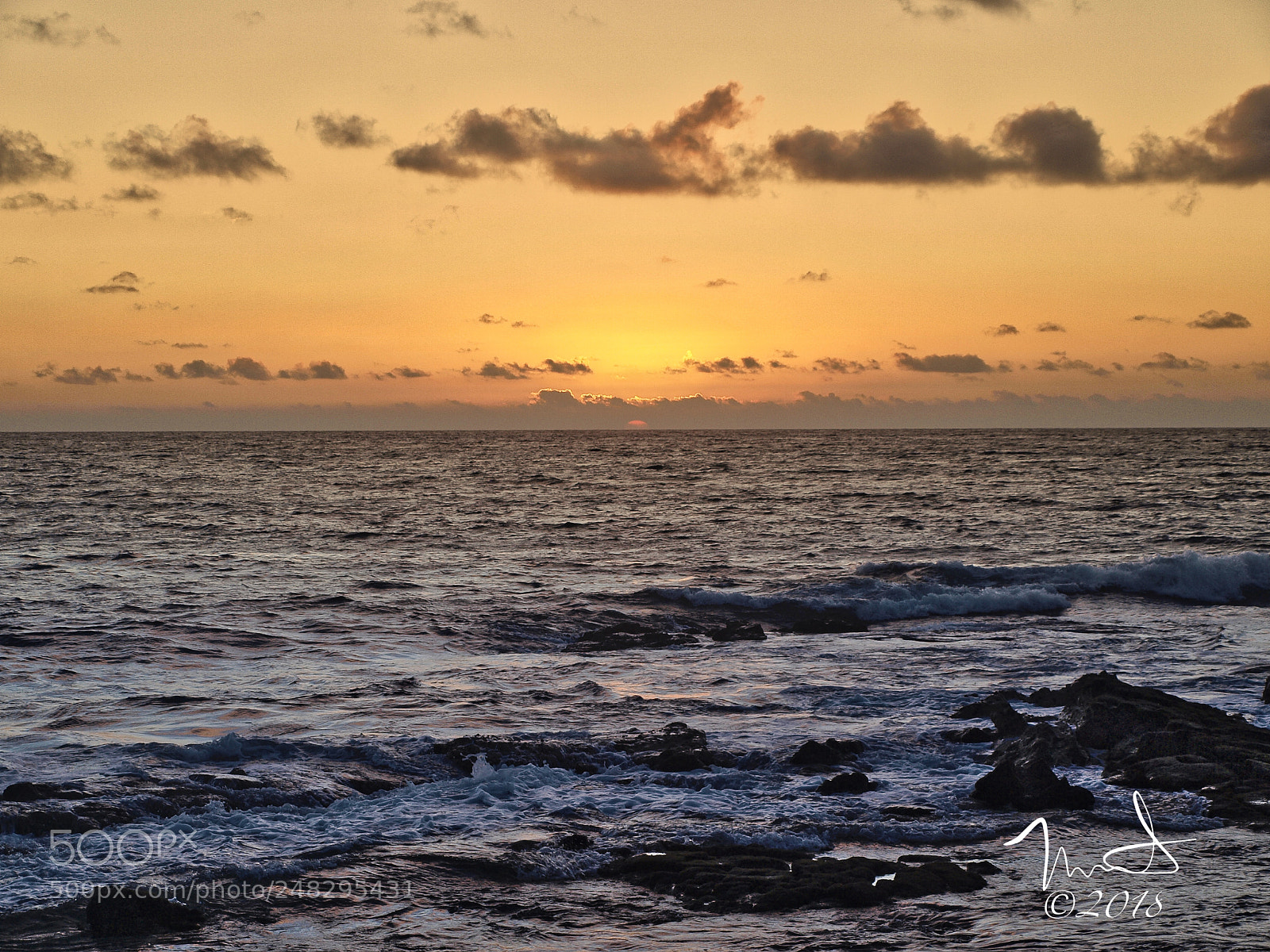 Olympus E-520 (EVOLT E-520) sample photo. Hawaiian sunset photography