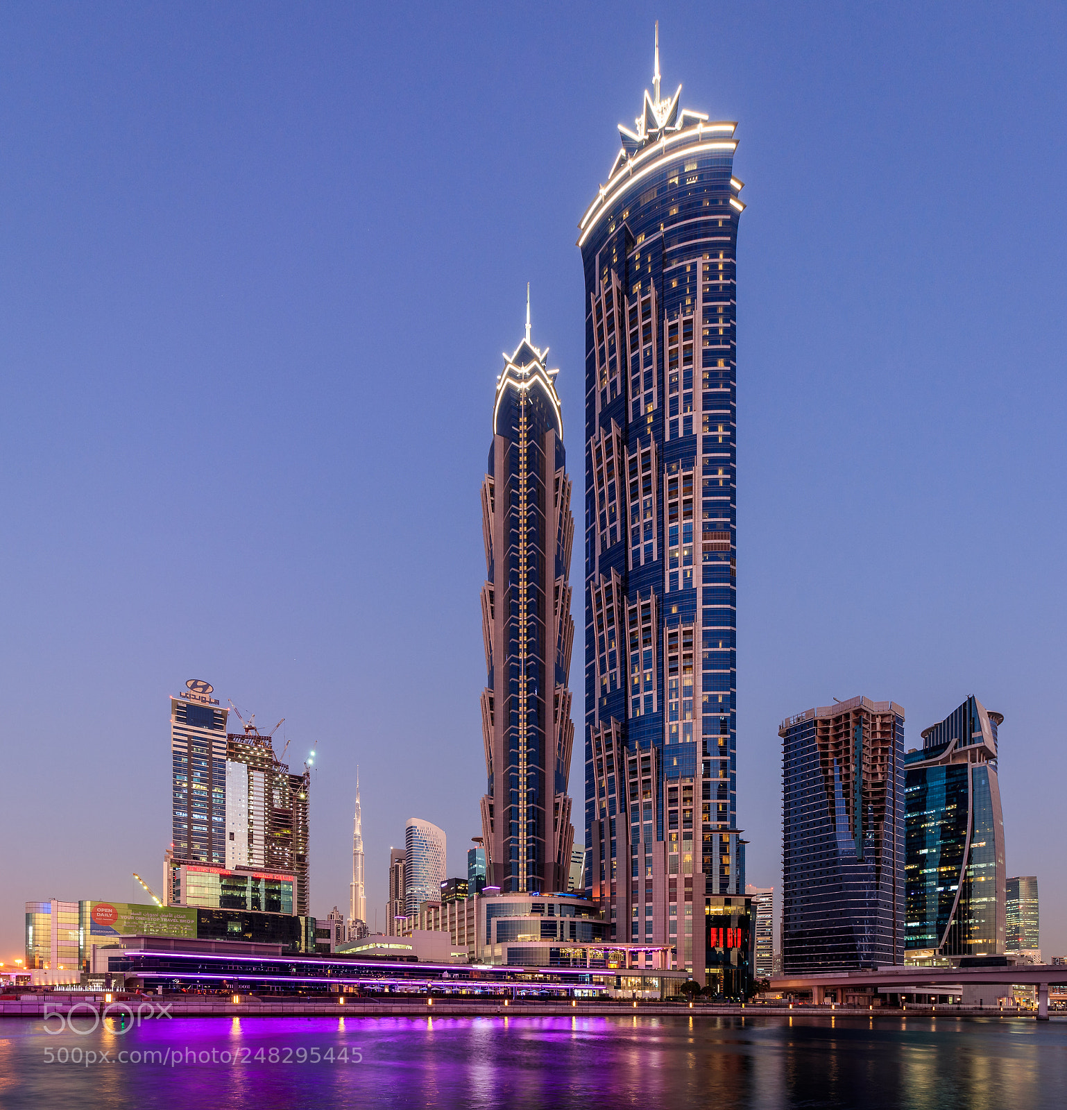 Canon EOS 80D sample photo. Dubai water canal photography