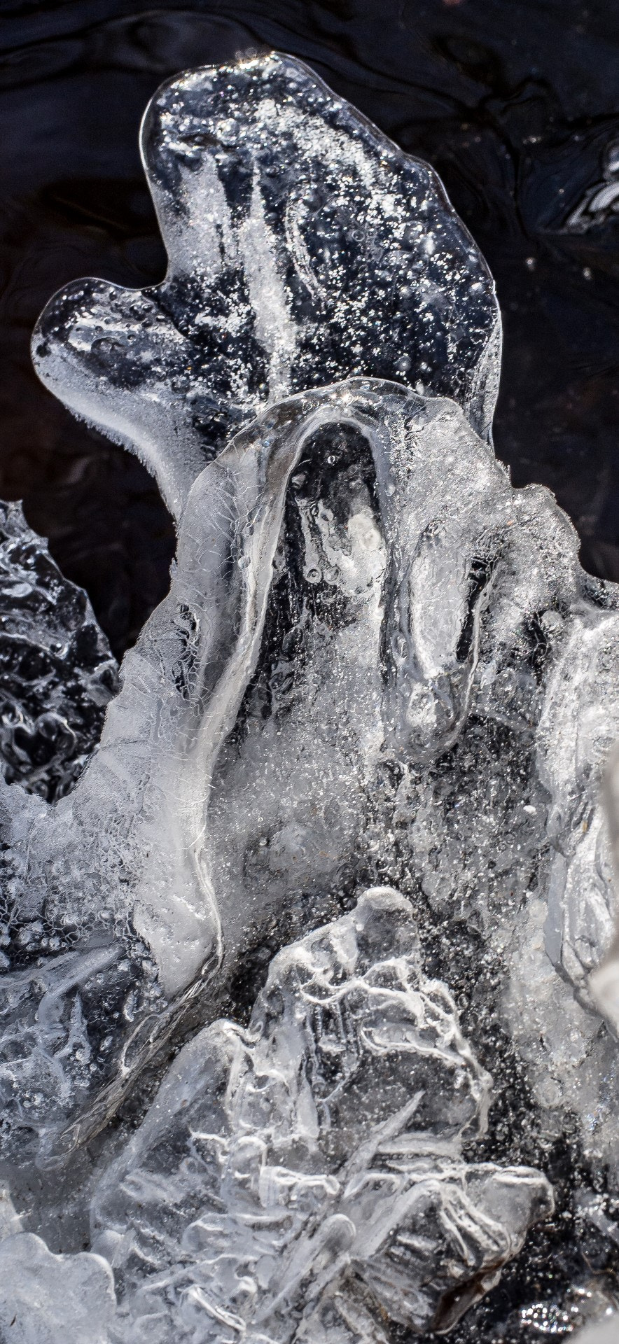 Olympus PEN E-PM2 sample photo. Ice photography